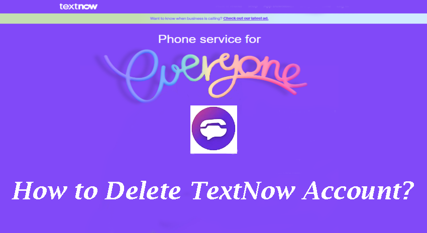 How to delete TextNow account