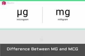 The Difference between Mg and Mcg