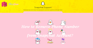How to Remove Phone Number from Snapchat Account